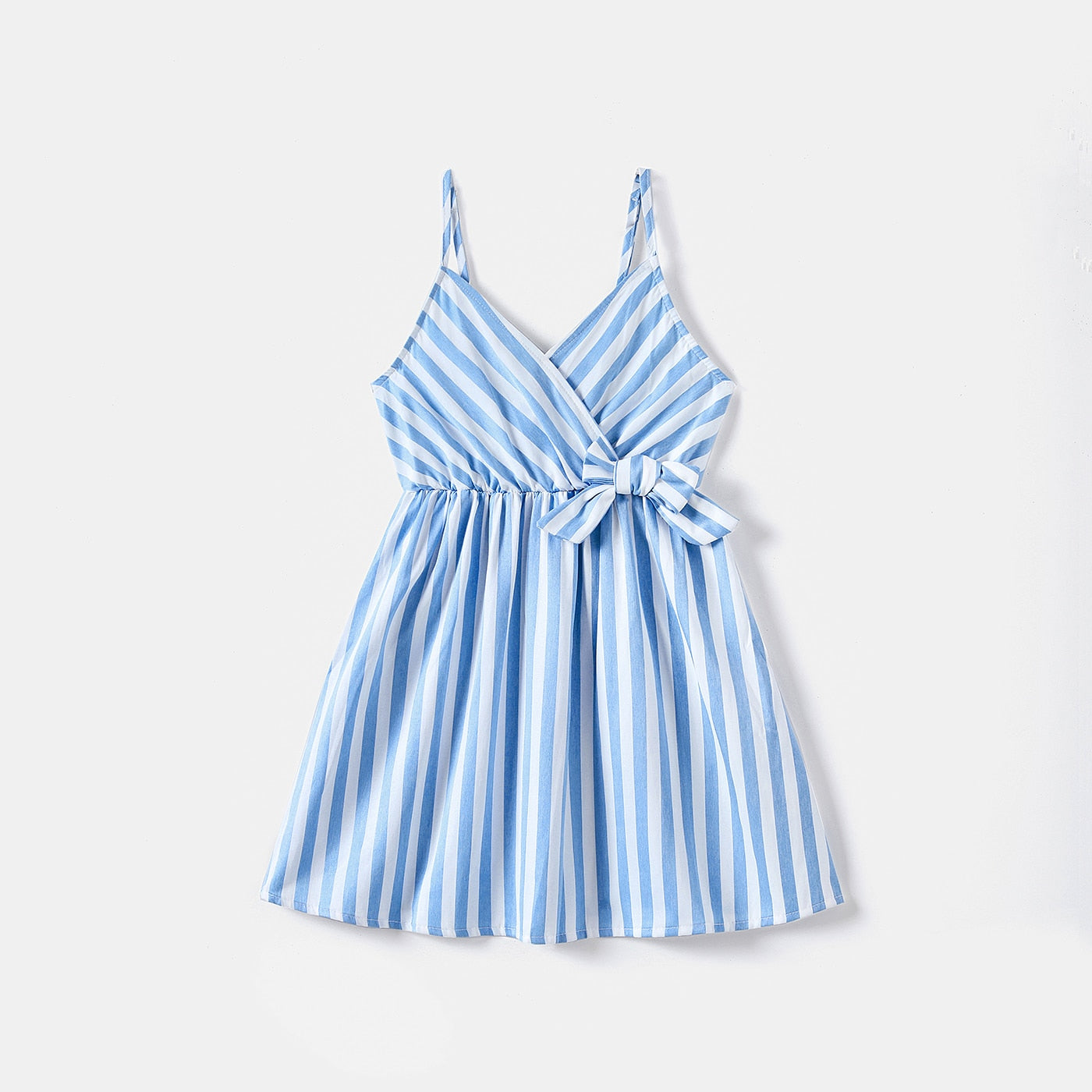 Matching Family Outfit - Blue and White Stripes Look