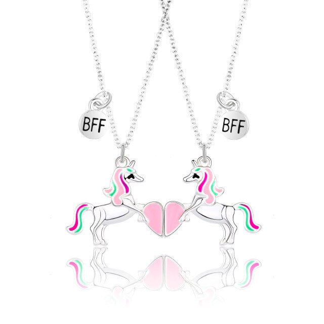 Best Friends Unicorn Necklace