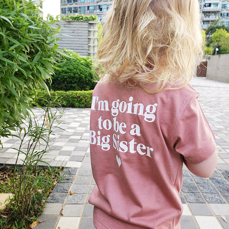 Big Sister Pink T-Shirt - I've got a secret... I am going to be a Big Sister!