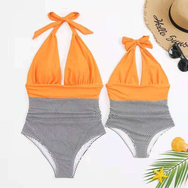 Matching Family Outfit - Mummy and Daughter Swimsuit