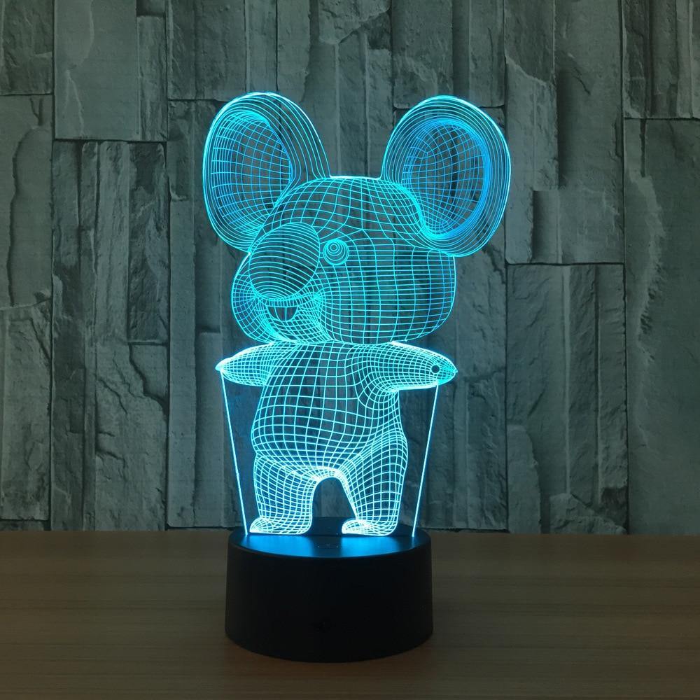 Koala 3D Night Lamp (7 Colours Mode) - Australia Gifts