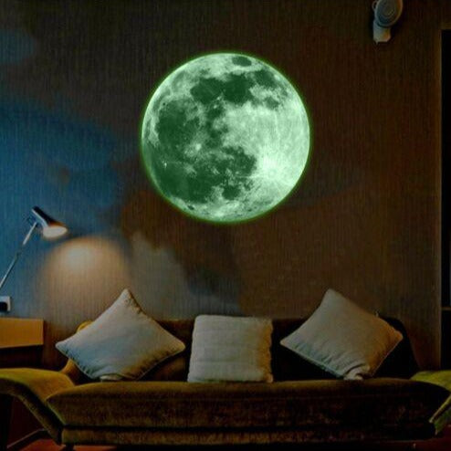 Luminous Moon Wall Sticker